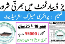 Fisheries Department Jobs